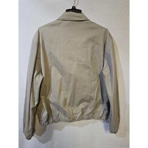 Polo Ralph Lauren Men's Harrington Bomber Jacket Khaki Beige Brown, Size Large